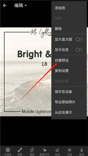 保存预设为DNG格式截图7