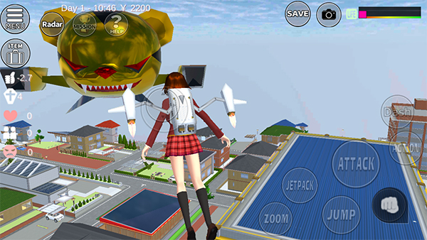 樱花校园模拟器英文版