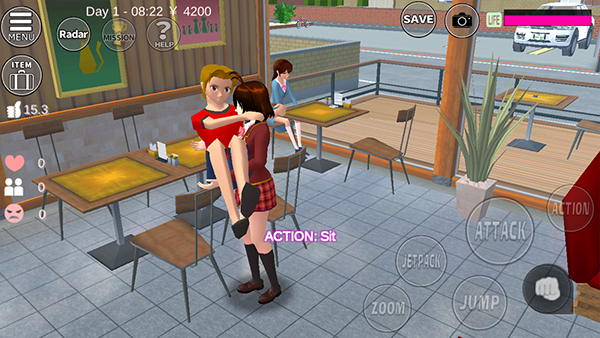 樱花校园模拟器英文版