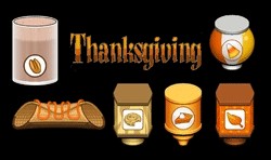 老爹奶茶店节日食材