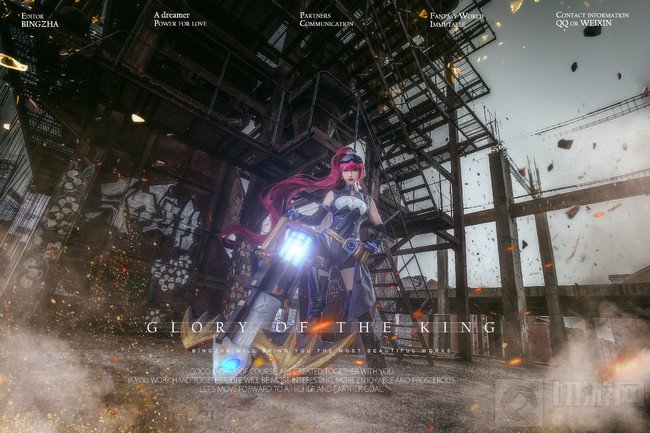 王者荣耀孙尚香杀手不太冷COS 冷艳孙尚香